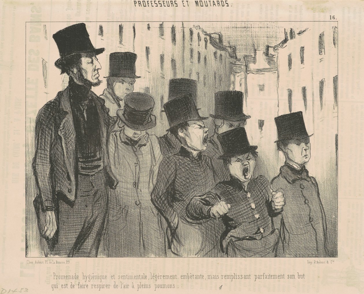 Passeio higiênico e sentimental... de Honoré Daumier