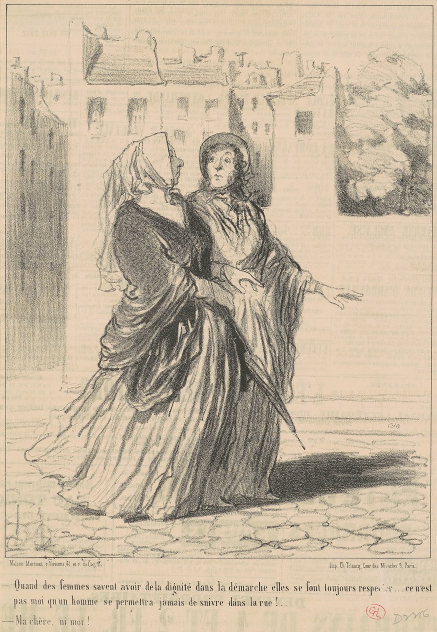 Quando as mulheres sabem ter... de Honoré Daumier