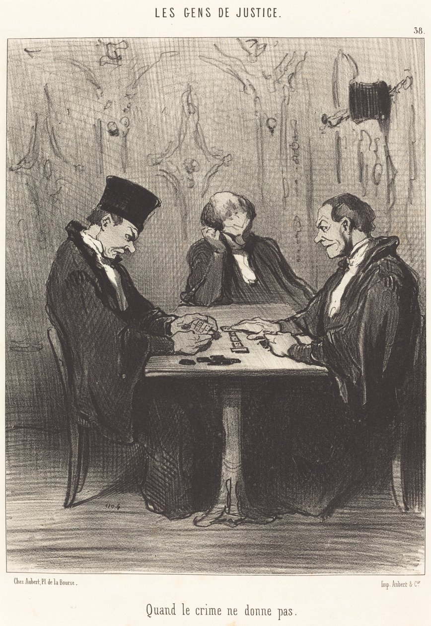 Quando o crime não dá de Honoré Daumier