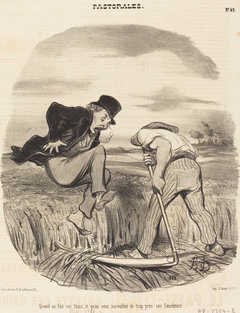 Quando fazemos nosso feno... de Honoré Daumier