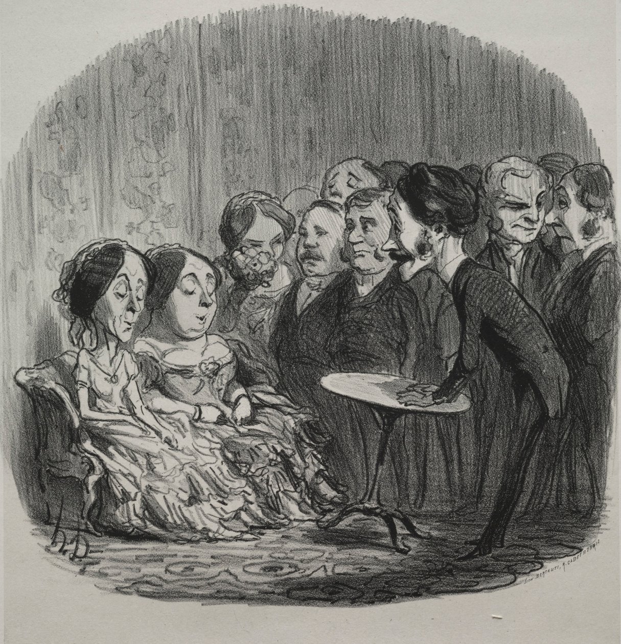 Rappers Spirits, 1851. de Honoré Daumier
