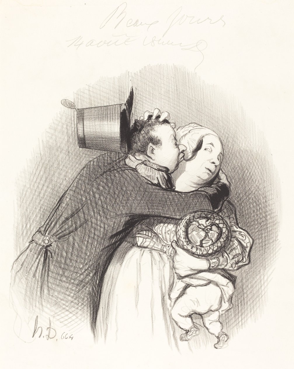 Reunião do país de Honoré Daumier