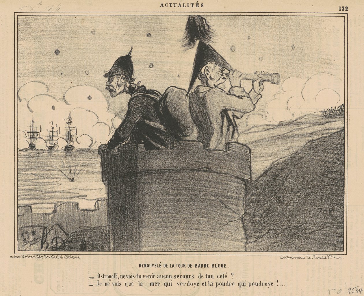 Renouvelé de la tour barbe bleue de Honoré Daumier