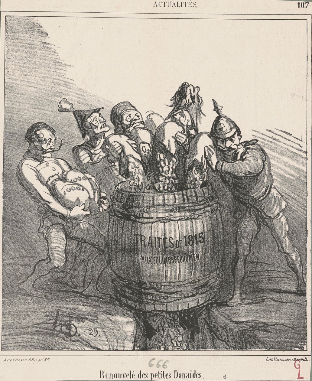 Danaides pequenas renovadas de Honoré Daumier