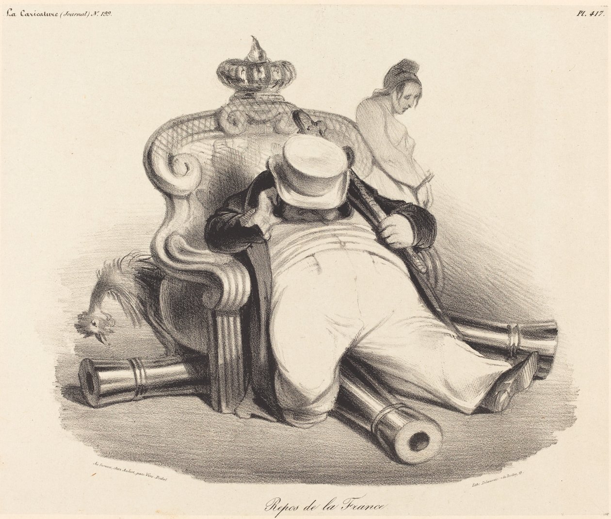 Resto da França de Honoré Daumier