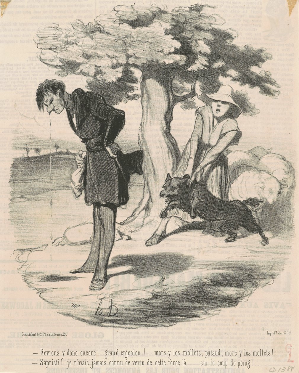 Então volte para ele novamente... grande enjeoleu! ... de Honoré Daumier