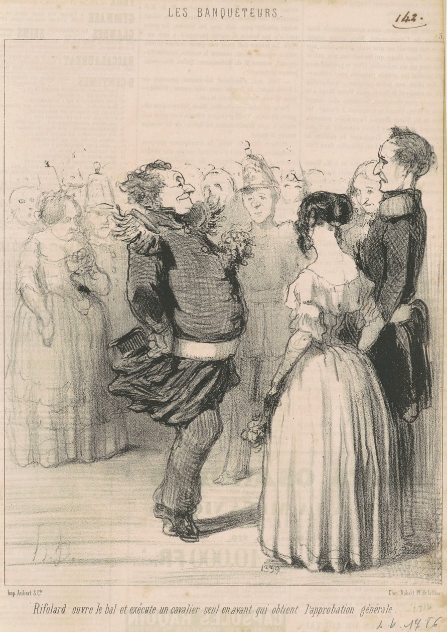 Rifolard abre a bola... de Honoré Daumier