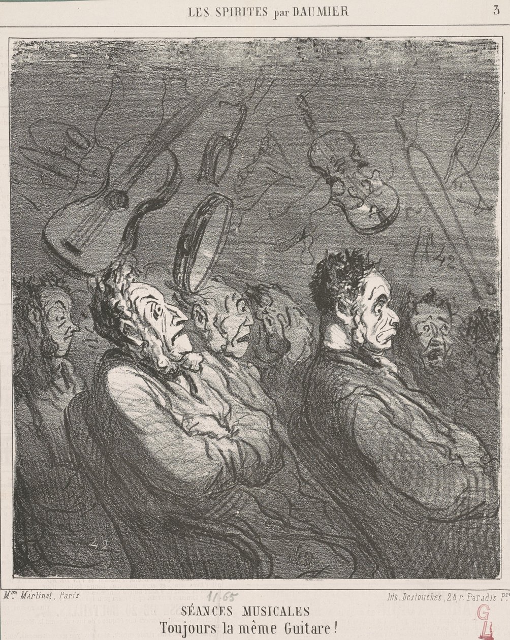 Sessões musicais de Honoré Daumier