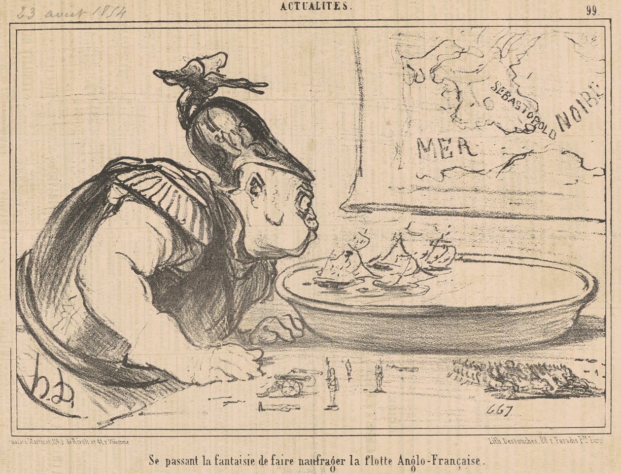 Passando a fantasia de destruir... de Honoré Daumier