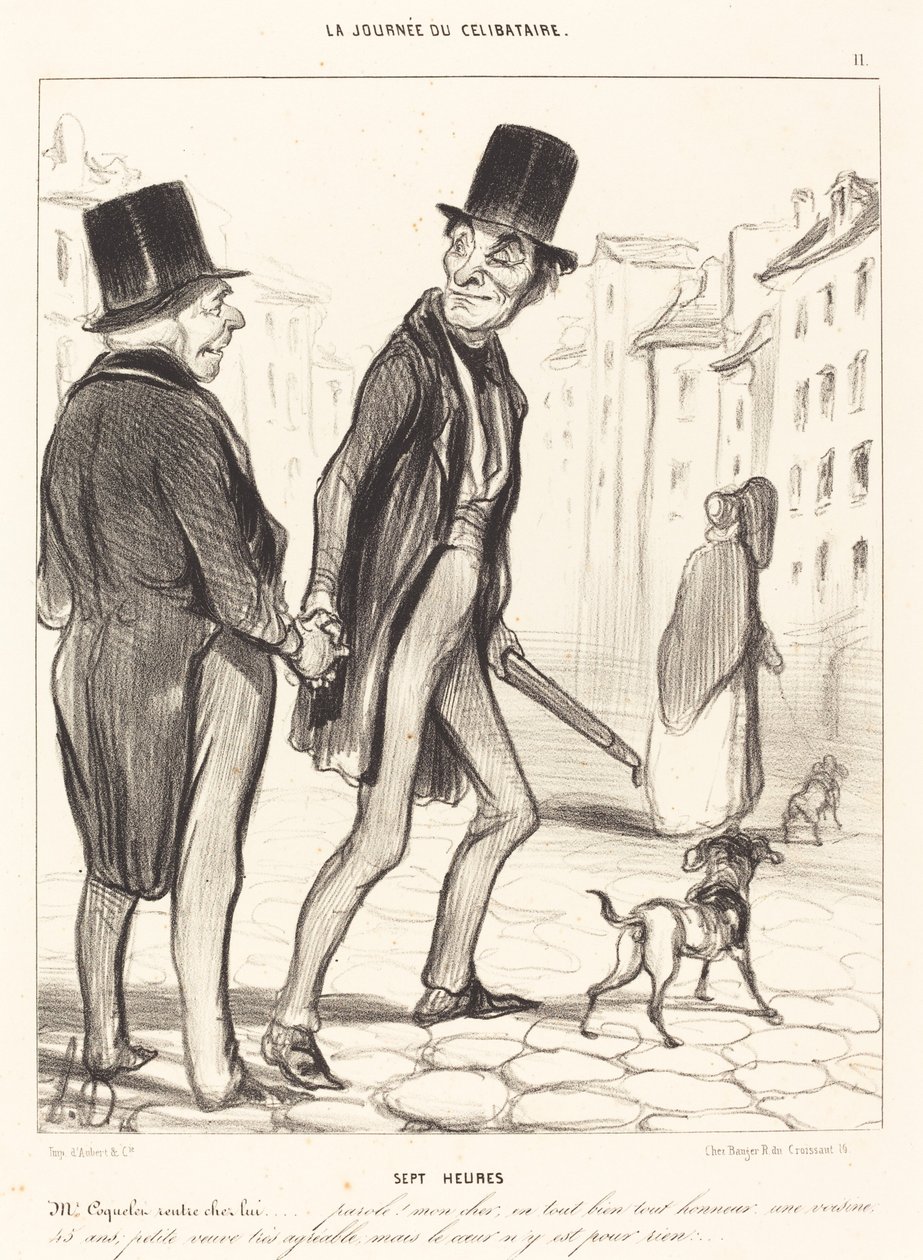 Sete horas de Honoré Daumier