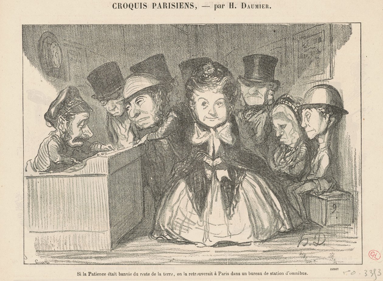 Se a paciência fosse banida do resto... de Honoré Daumier