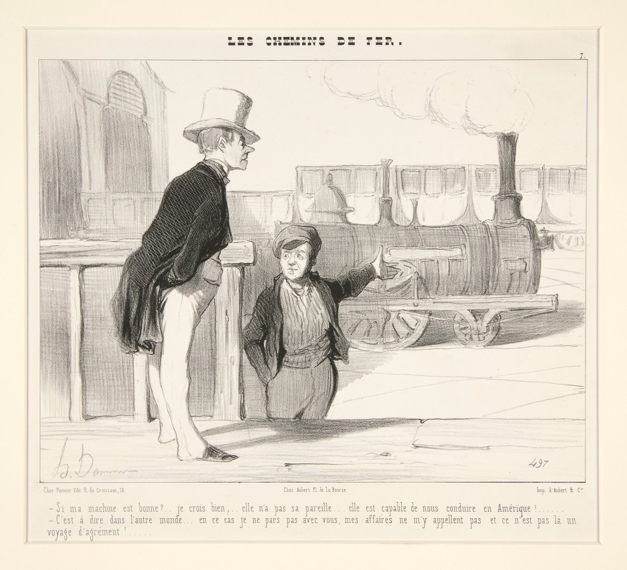 Se a minha máquina é boa? de Honoré Daumier