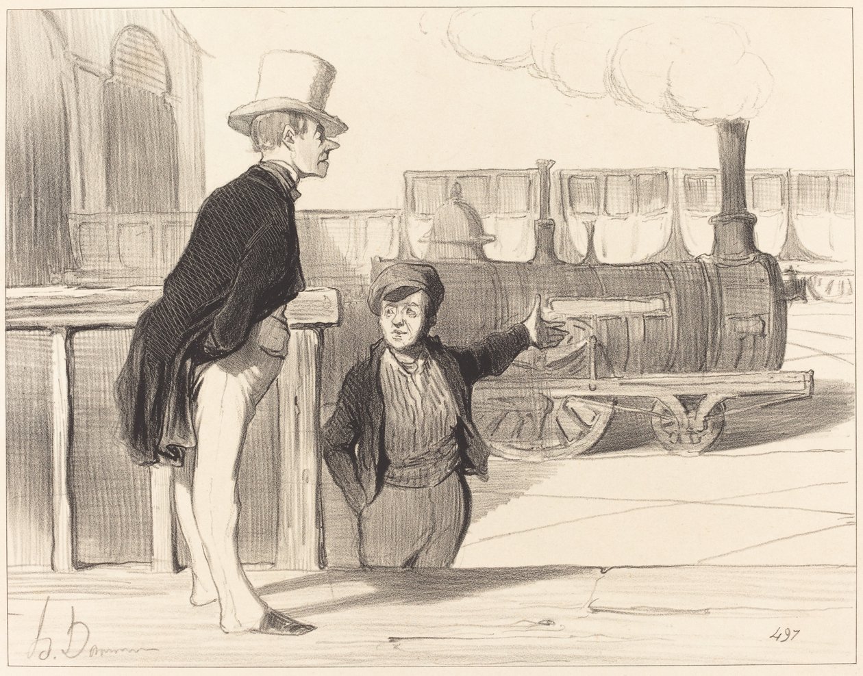 Se minha máquina é boa? Eu penso que sim... de Honoré Daumier