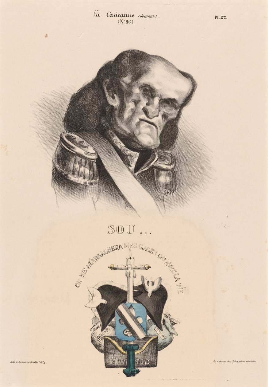 Soult (Marechal) de Honoré Daumier