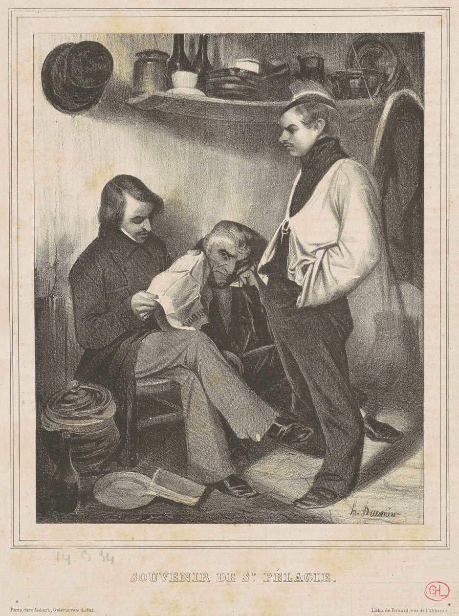 Lembrança de S. Pelagia de Honoré Daumier