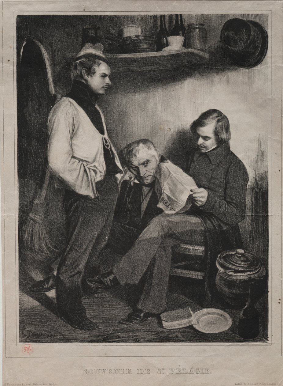 Lembrança da Prisão de Ste. Pelagia de Honoré Daumier
