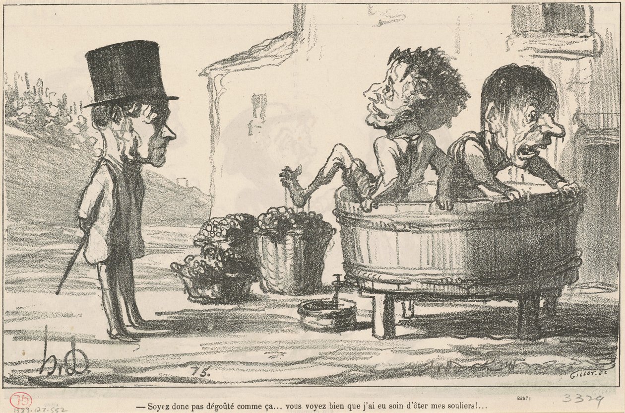 Então não fique chateado assim... de Honoré Daumier