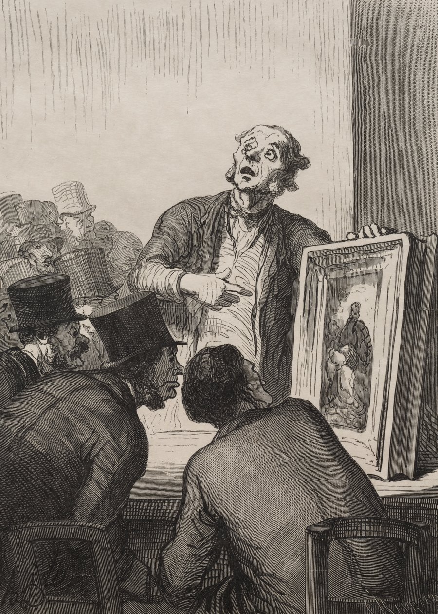 A Sala de Leilões: O Especialista de Honoré Daumier