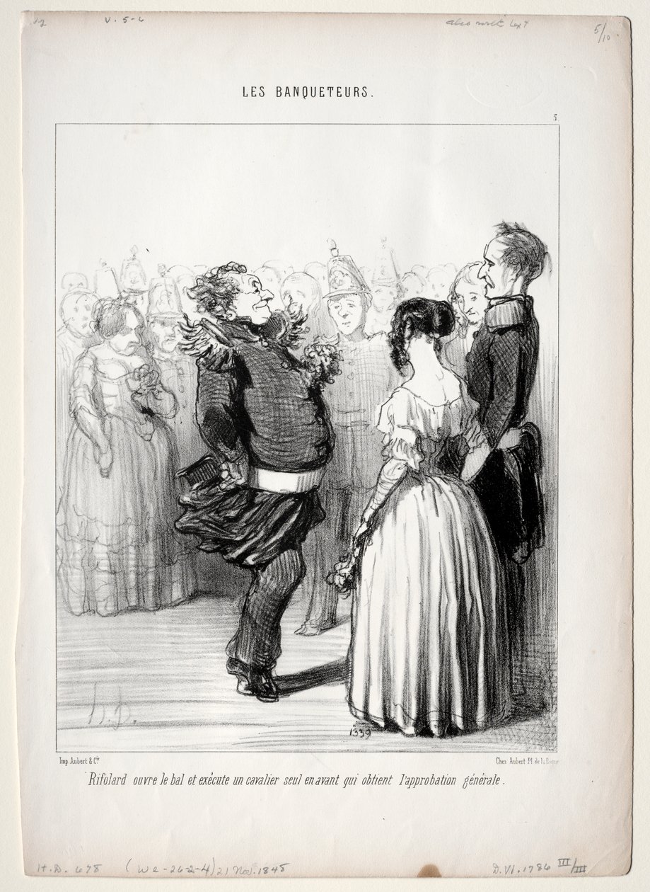 The Banqueters, prato 5: Rifolard abre a bola de Honoré Daumier