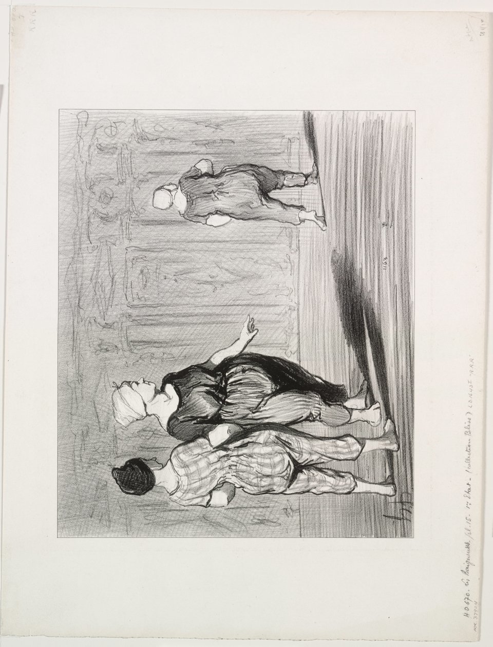 As Banhistas, placa 15: É ela de novo, uma bela moda, Madame Coquardeau! de Honoré Daumier