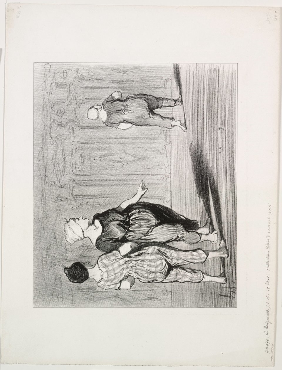 The Bathers, chapa 15: É ela de novo, uma moda bonita, Madame Coquardeau !, 1847. de Honoré Daumier