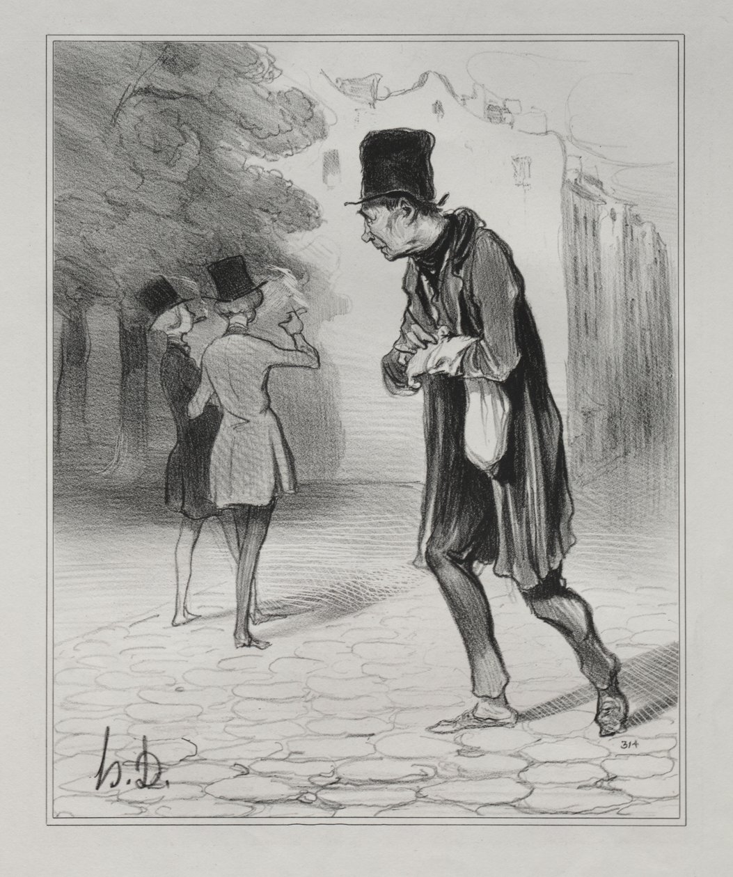 O colecionador de pontas de charuto de Honoré Daumier