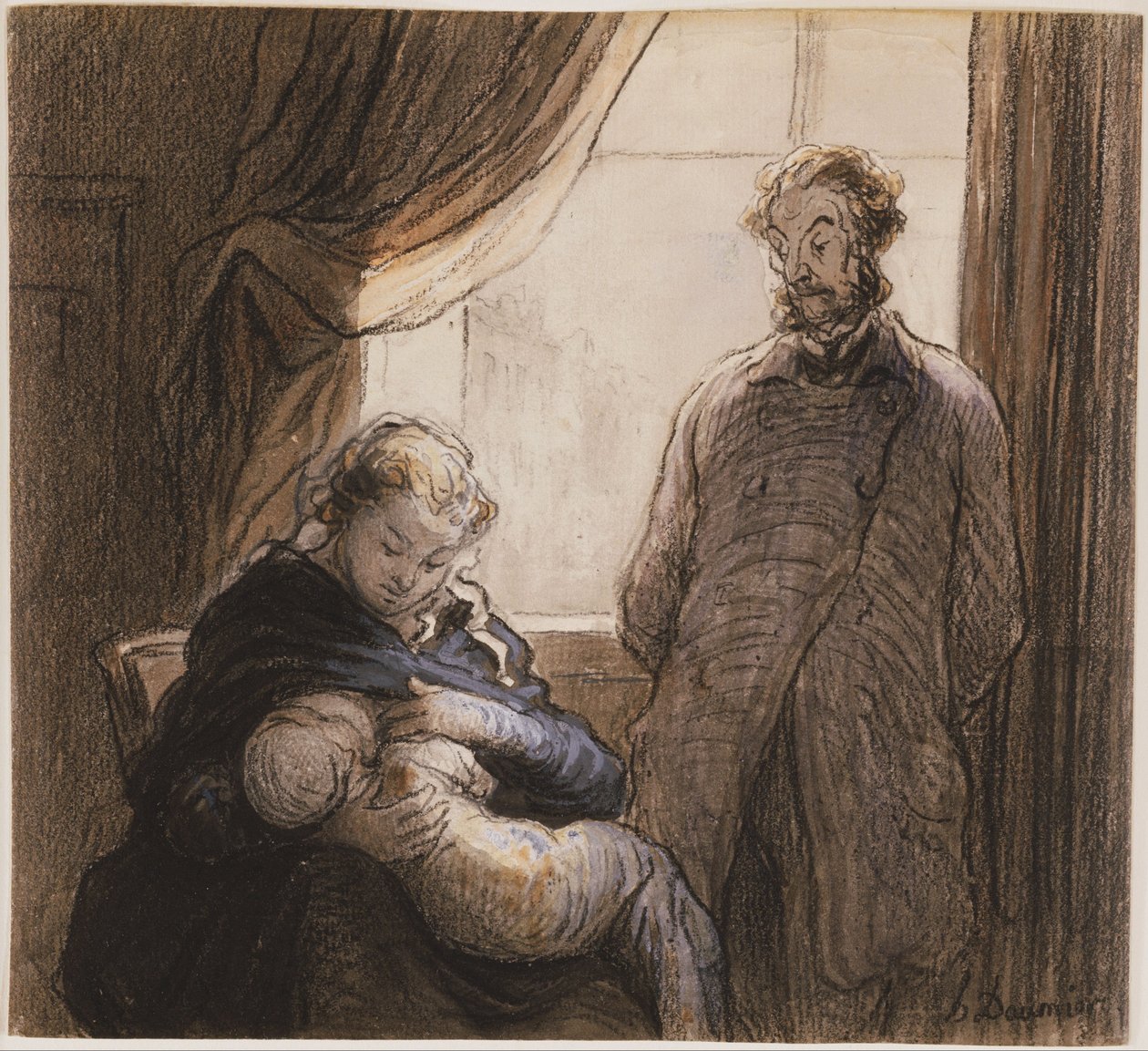 A família de Honoré Daumier