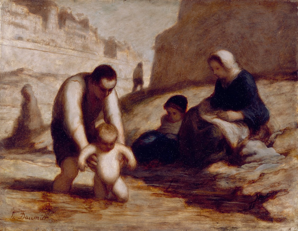 O primeiro banho de Honoré Daumier