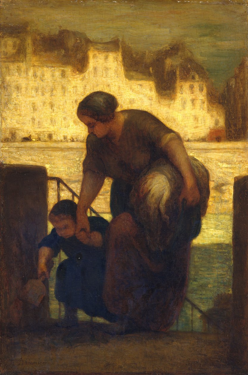 A Lavadeira, 186 [3]. de Honoré Daumier