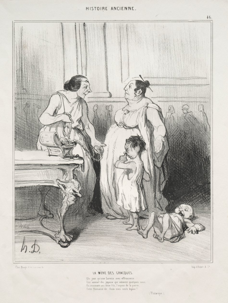 A Mãe dos Gracos de Honoré Daumier