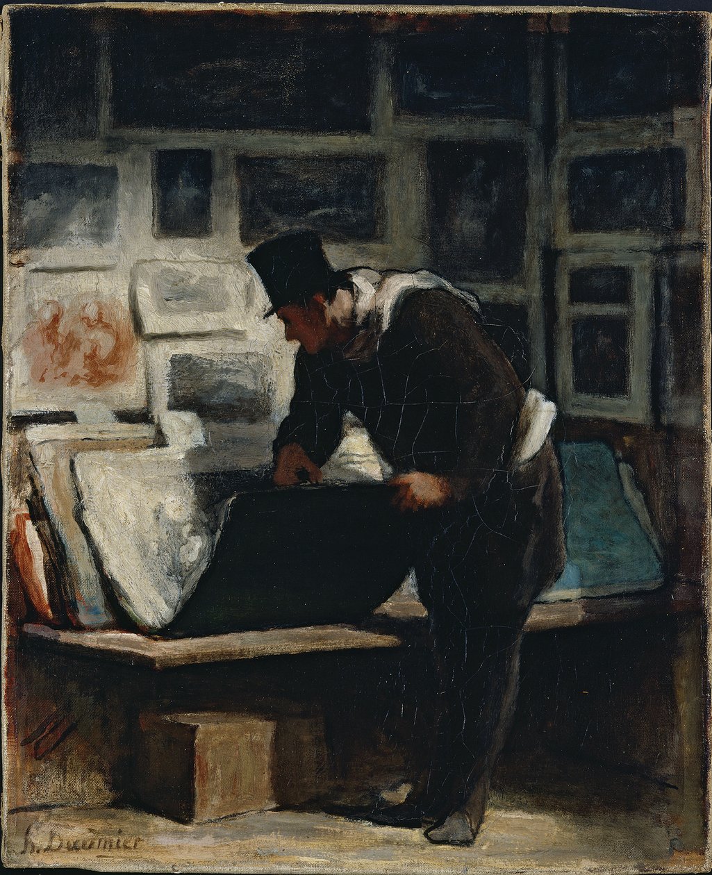 O coletor de impressões de Honoré Daumier