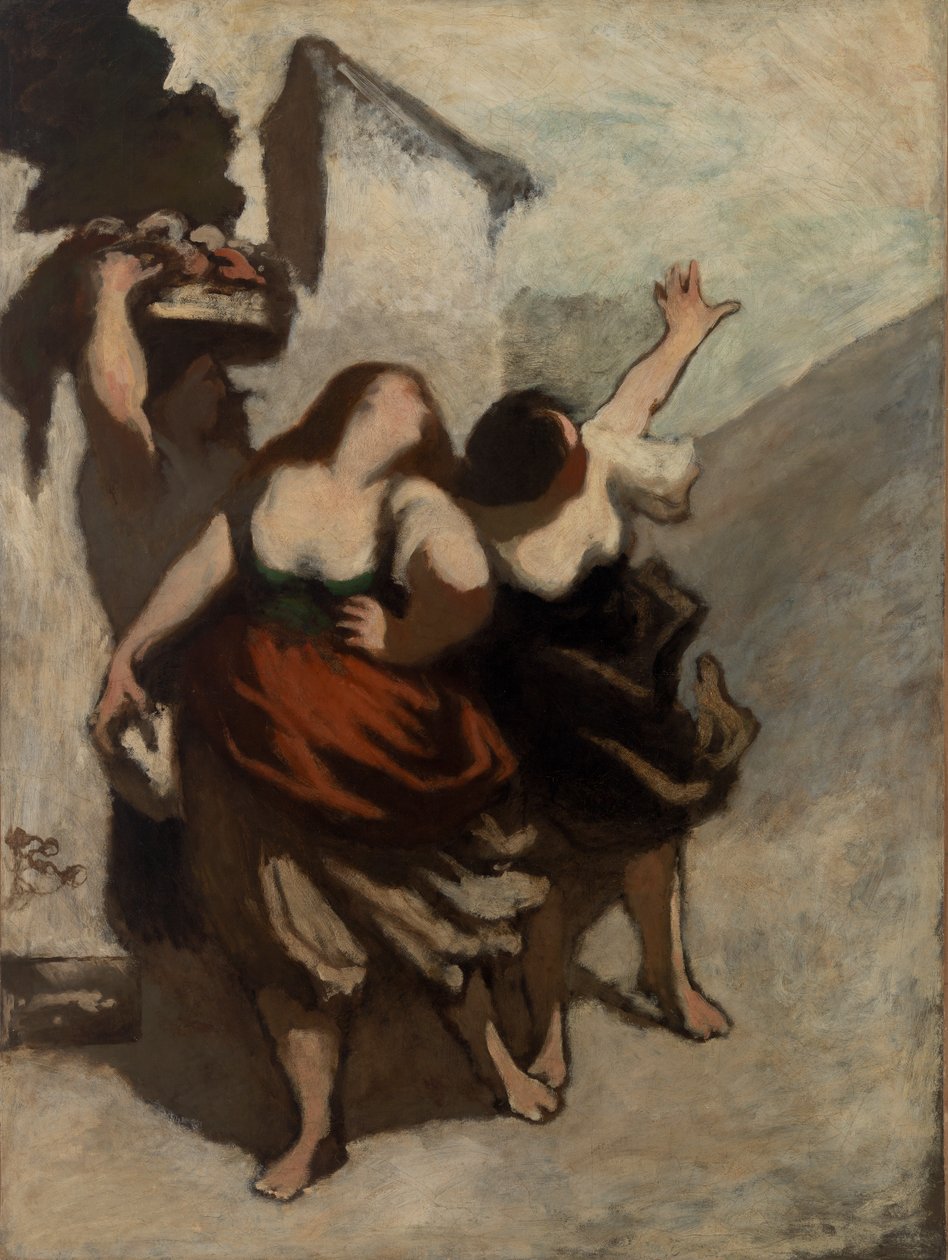 Os Ribaldos (Les Ribaudes) de Honoré Daumier