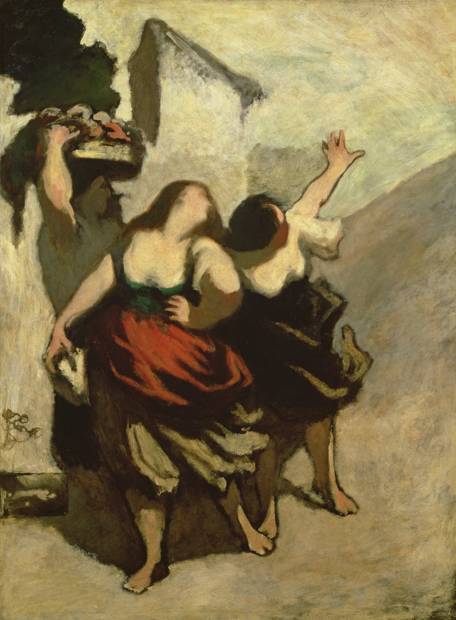 As Ribalds (as filhas dos moleiros) de Honoré Daumier