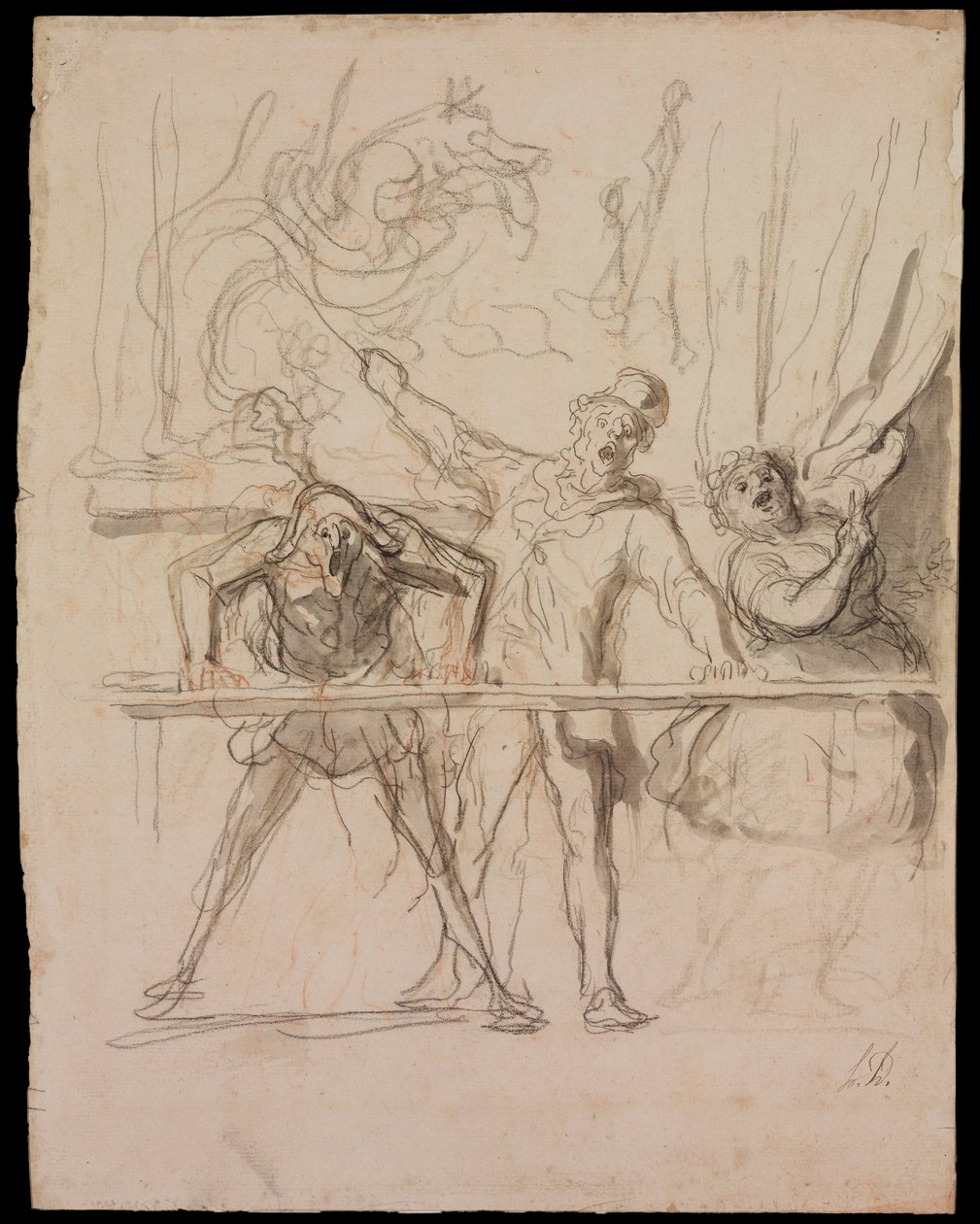 The Side-Show de Honoré Daumier