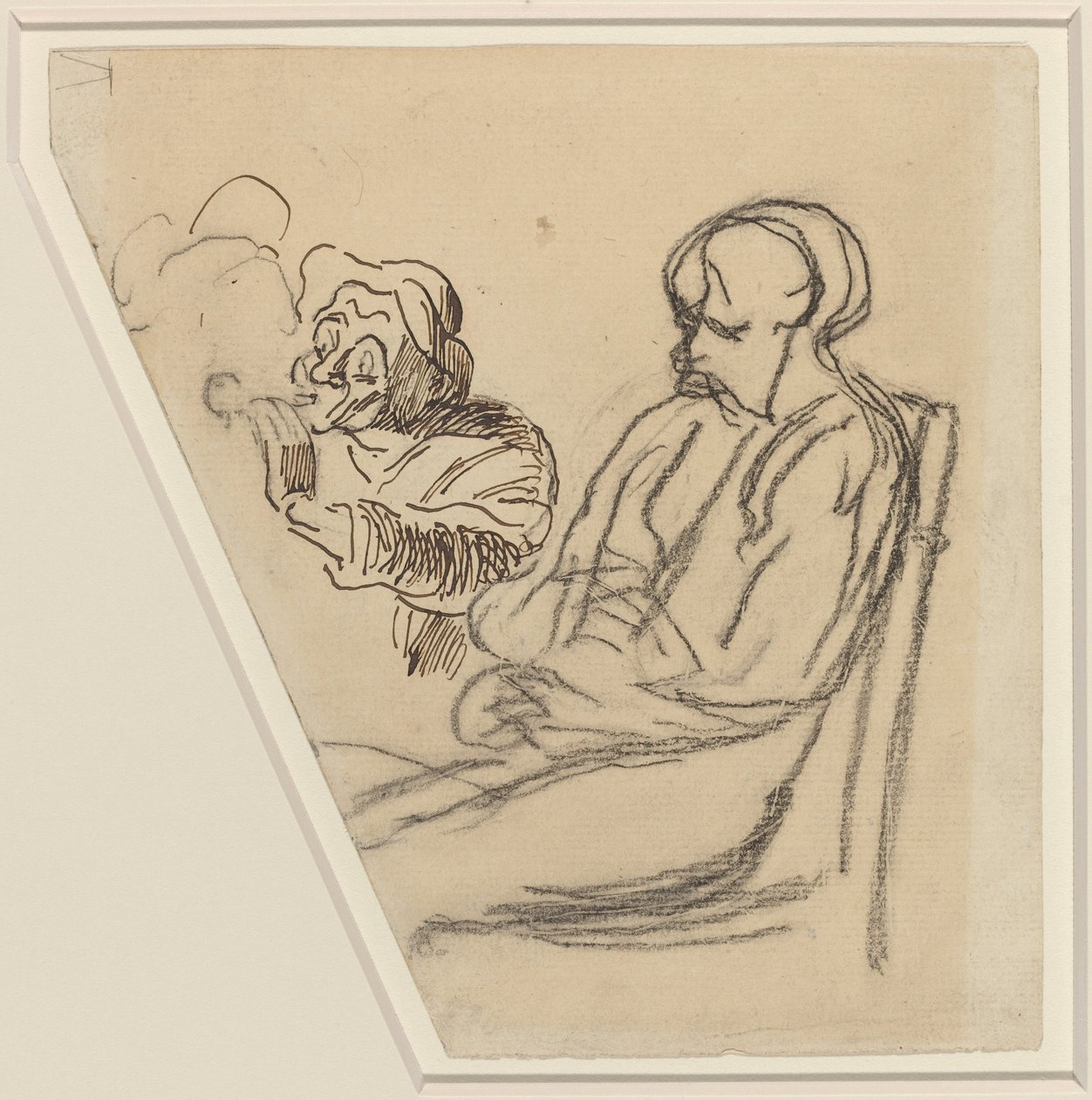 O Fumante de Honoré Daumier