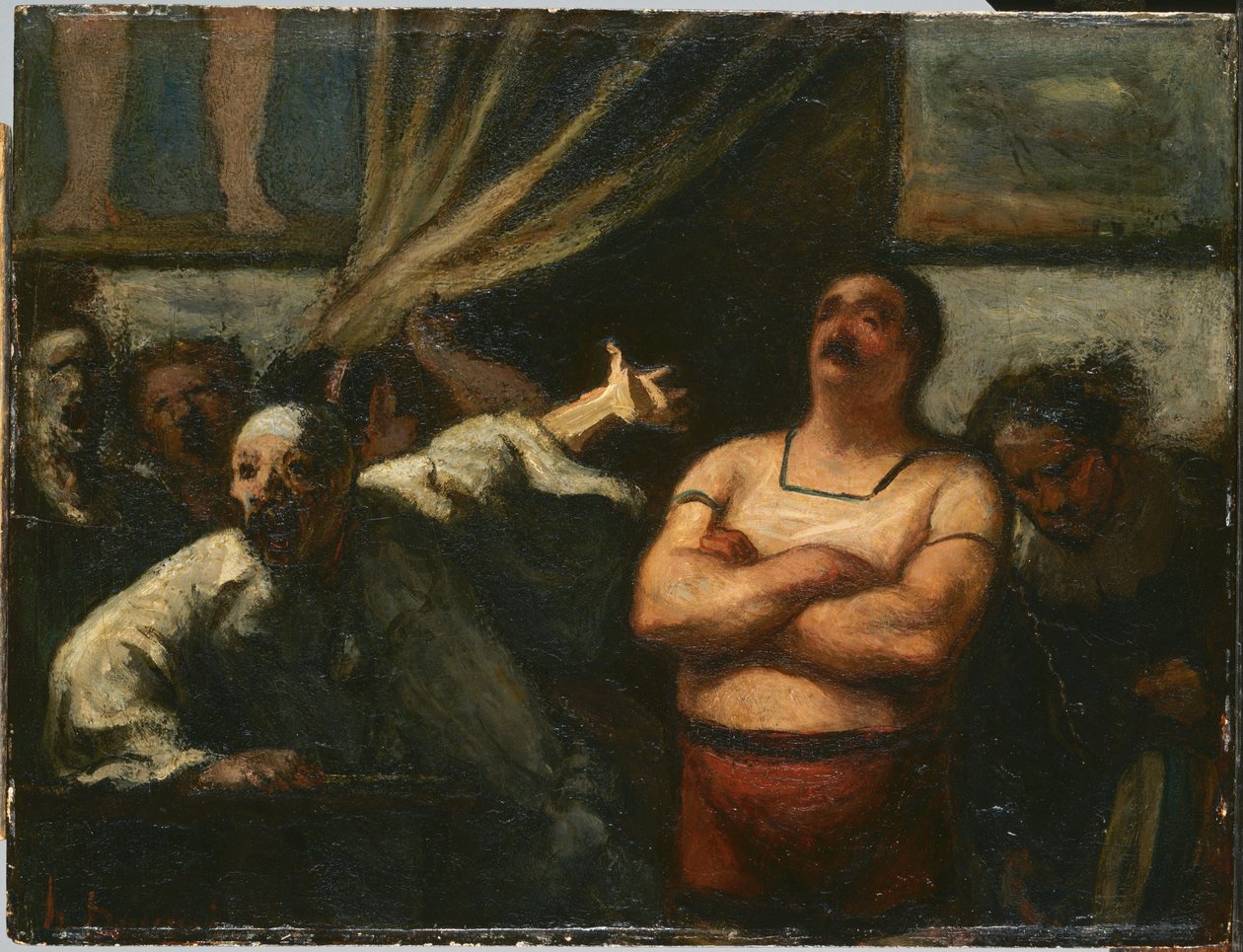 O Homem Forte de Honoré Daumier