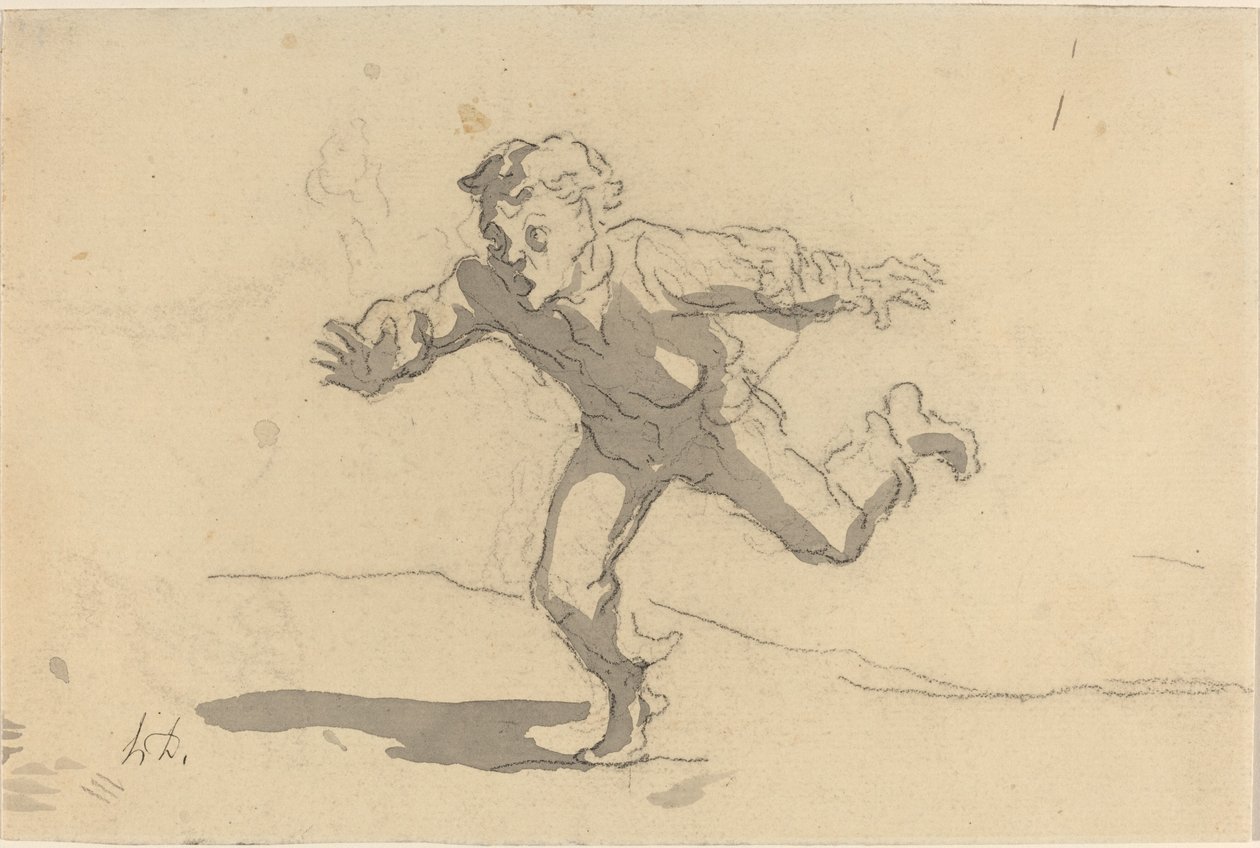 O jovem mensageiro de Honoré Daumier