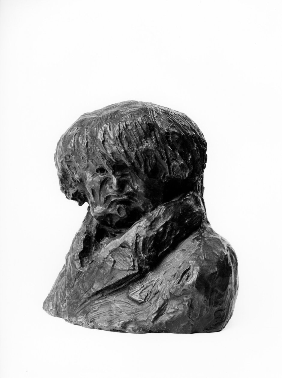 Os bustos da "Celebrites du Juste Milieu" "Caricatura de Clement Prunelle (1777-1853), doutor, deputado e prefeito de Lyon" Escultura de Honore Daumier (1808-1879) século XIX. Dim em cm H 13 x L 15 Inv RF 263 Musee des Beaux Arts, Palais Long de Honoré Daumier