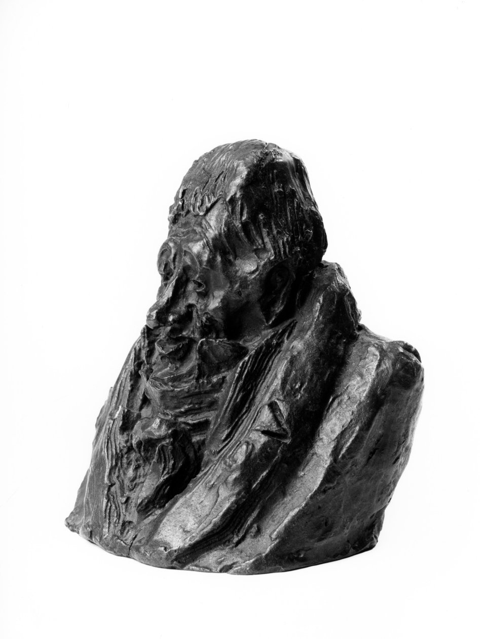 Os bustos do "Celebrites du Juste Milieu" "Caricatura de Pierre Paul Royer-Collard" (Royer Collard de Honoré Daumier