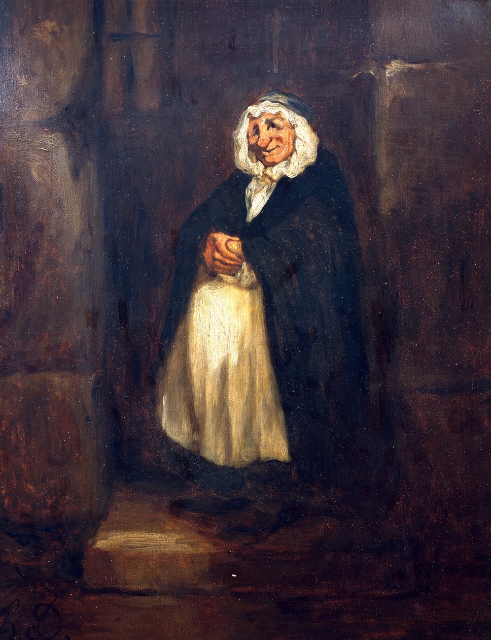 O velho porteiro de Honoré Daumier