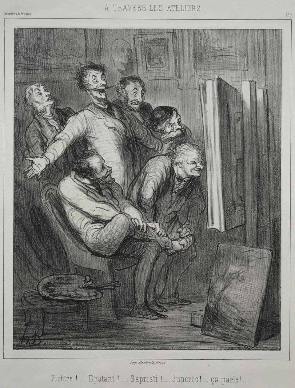 Através dos estúdios de Honoré Daumier