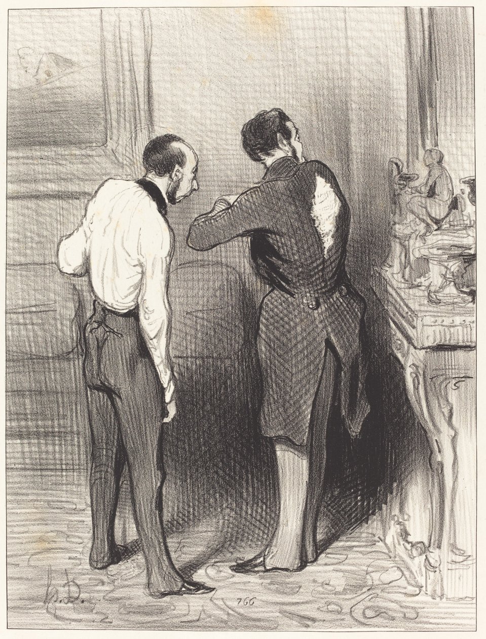 Seu vestido combina comigo, eu pego emprestado... de Honoré Daumier