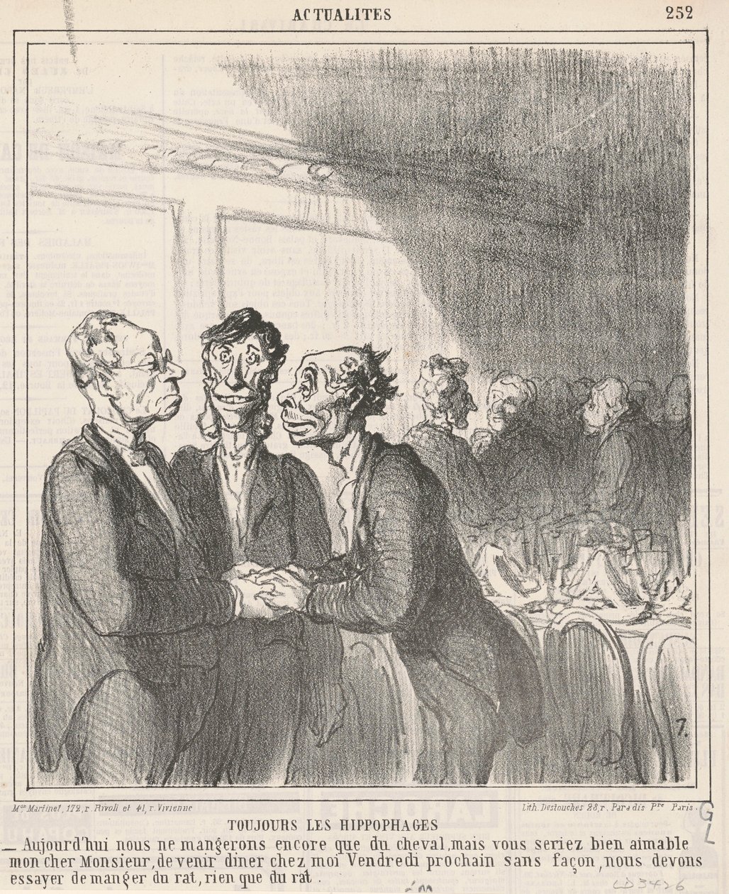 Sempre os Hipófagos de Honoré Daumier