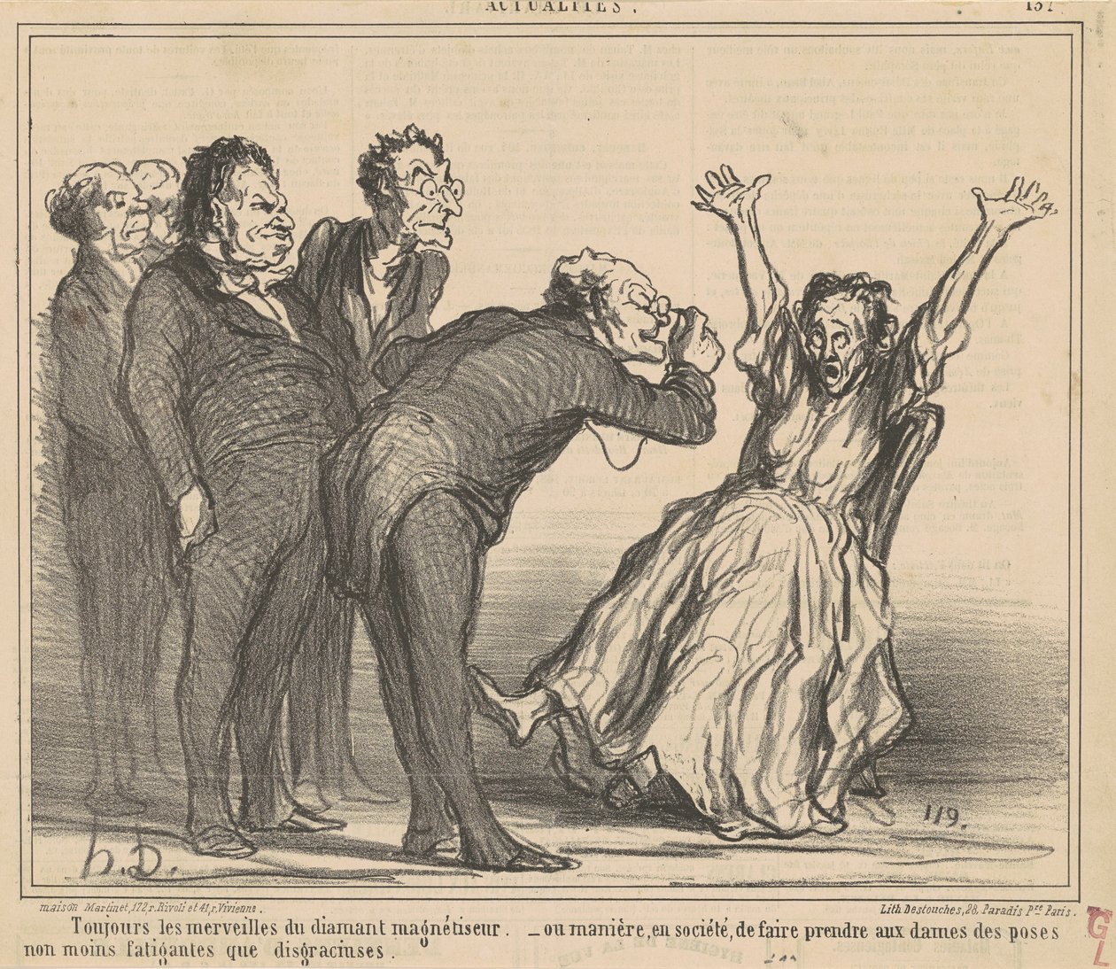Sempre as maravilhas do diamante... de Honoré Daumier