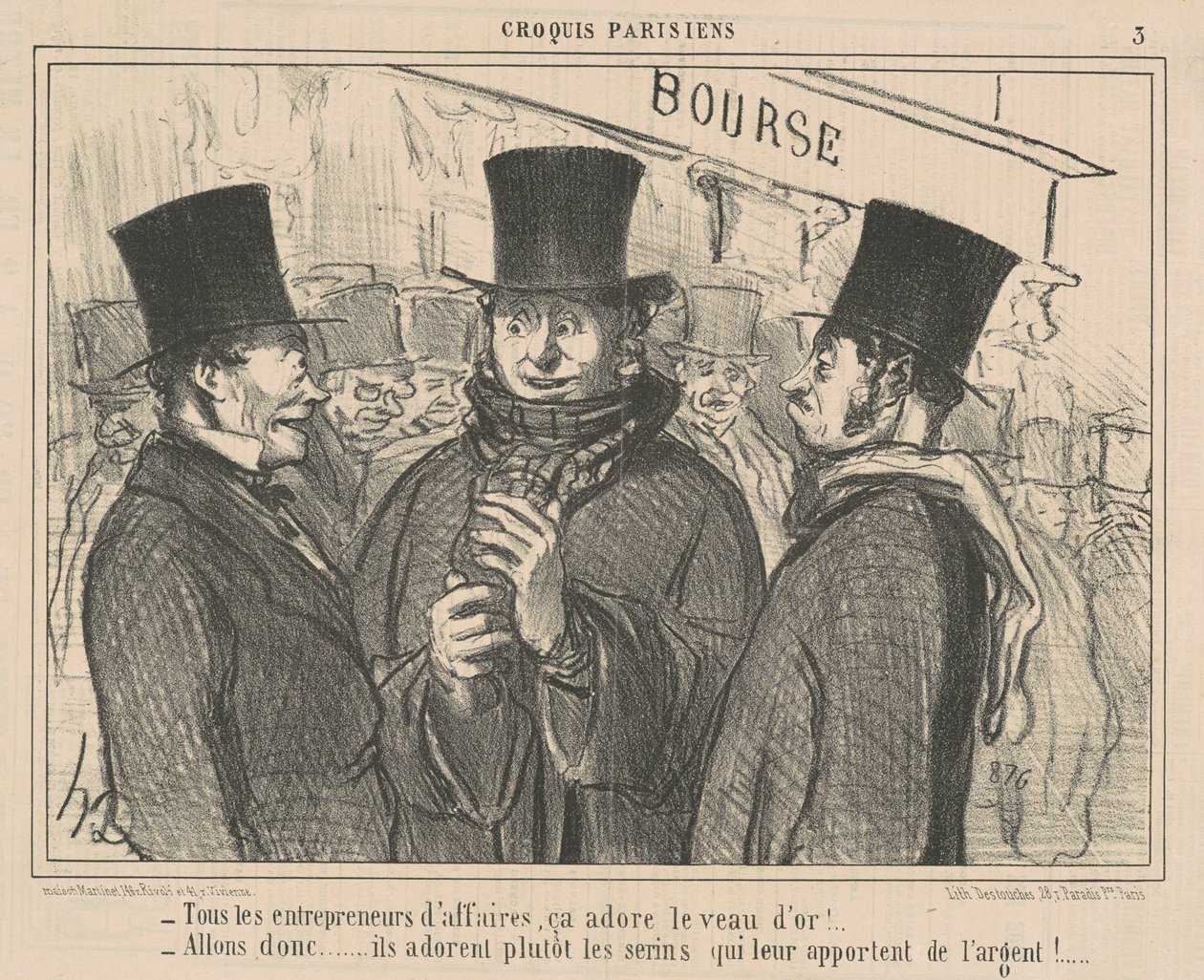 Todos os empresários adoram... de Honoré Daumier
