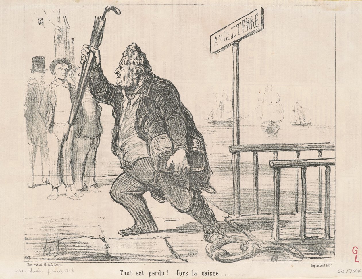 Tudo está perdido! Para o checkout de Honoré Daumier