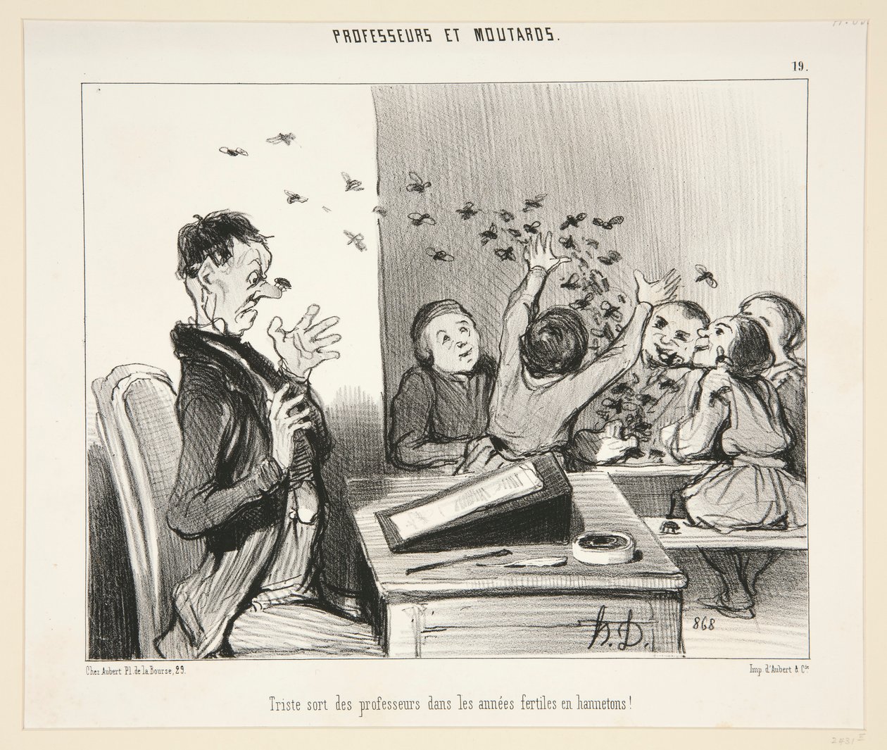 Triste destino dos professores? - #19 pf Professores e Mostardas de Honoré Daumier