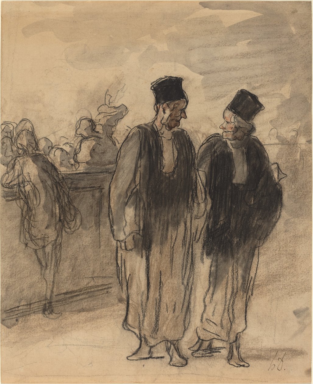 Dois advogados de Honoré Daumier
