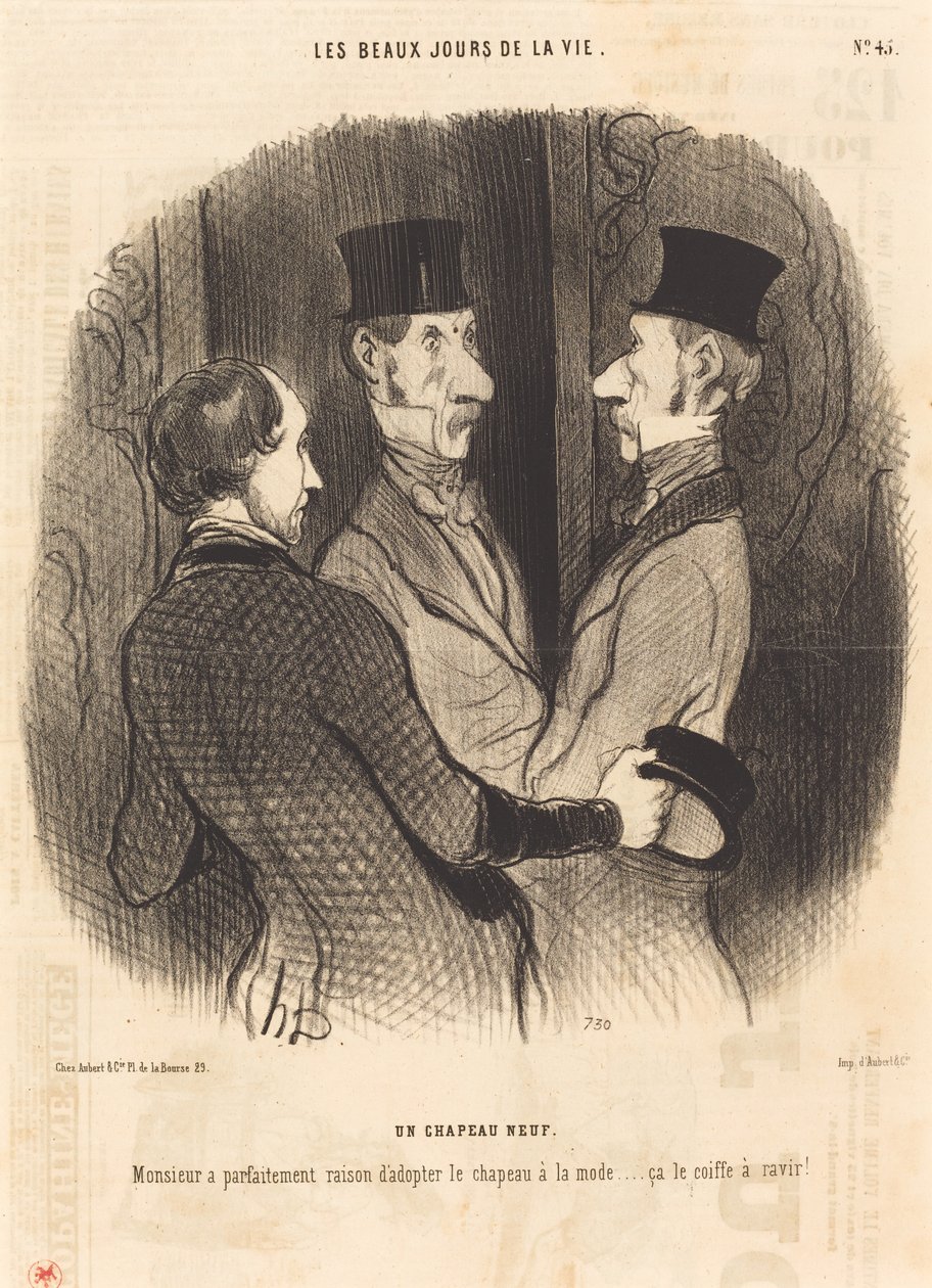 Um novo chapéu de Honoré Daumier