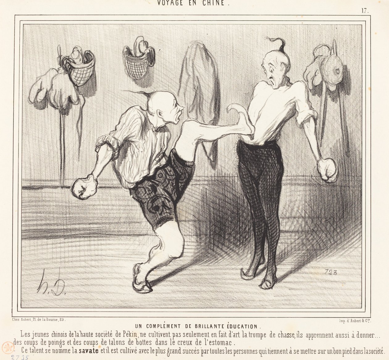 Un Complément de brillante éducation de Honoré Daumier